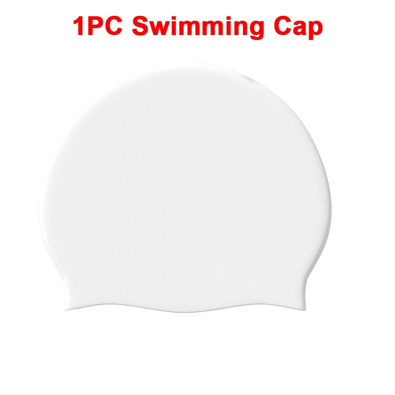 

Large Frame Swimming Goggles Women Men Swim Glasses with Earplugs Waterproof Silicone Frame Swim Eyewear Equipment Swim Cap