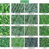 Faux Artificial Leaf Privacy Fence Panel 1M/ Realistic Green Hedge for Patio Balcony Backyard Home Outdoor Decor