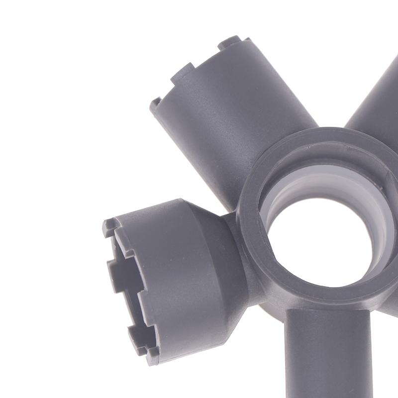 

10 в 1 инструмент для снятия аэратора крана ключ для аэратора крана для резьбового аэратора/аэратора с корпусом с обрезанным краем и круглым серый