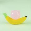 Four Cart Cute Handmade Glass Banana Pig