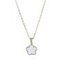 Elegant Five-Petal Flower Pendant Necklace - Stylish and Versatile Women's Fashion Clavicle Chain.