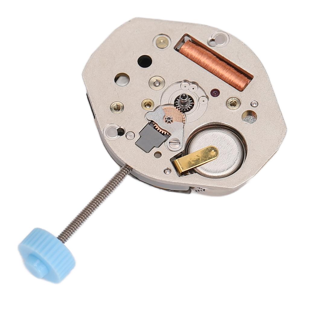 763 Quartz Movement Alloy Watch Movement Portable and Light DIY Repair Parts Replacement Silver for