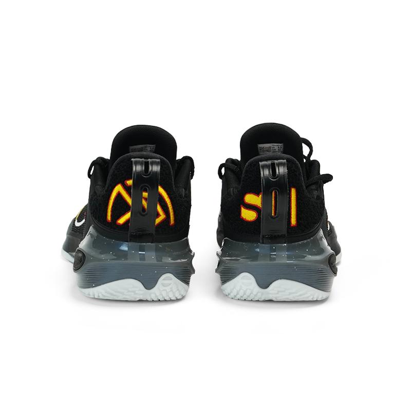New LINING Basketball Shoes Men's Low top Black ABAU053-21