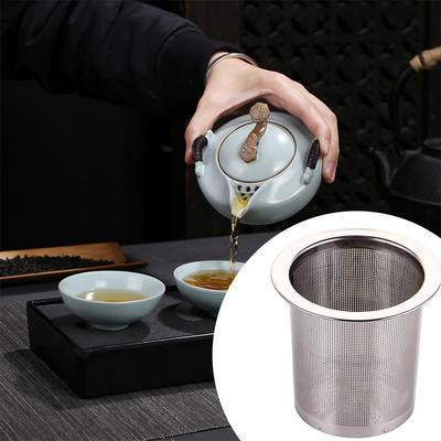 Tea Steeper 304 Stainless Steel Tea Cup Strainer Large Capacity Teapot Infuser Filter For Tea Leafs And Spices Straining