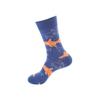 Moyu Trendige Baumwollsocken in Wadenhöhe mit Aufdruck für Damen und Herren – Herbst/Winter Kollektion