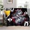 1PC Custom Name Queen Hearts Art Outdooor Flannel Blankets Throw Blanket All-Season Throw Gift Bedspread for Couch, Bed, Camping Holiday Birthday Gift