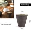 MHW-3BOMBER 120ml Seramik Kahve Fincanları Seti Zarif Espresso Şarap Kupaları Bulaşık Makinesi ve Mikrodalga Fırın Güvenli Ev Barista