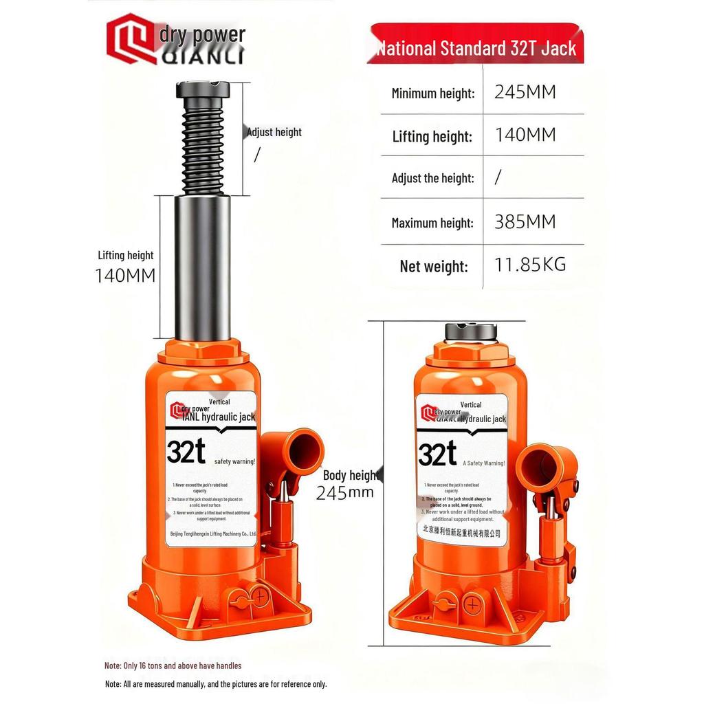 Low-Profile Hydraulic Jack with Safety Valve for Cars and Off-Road Use