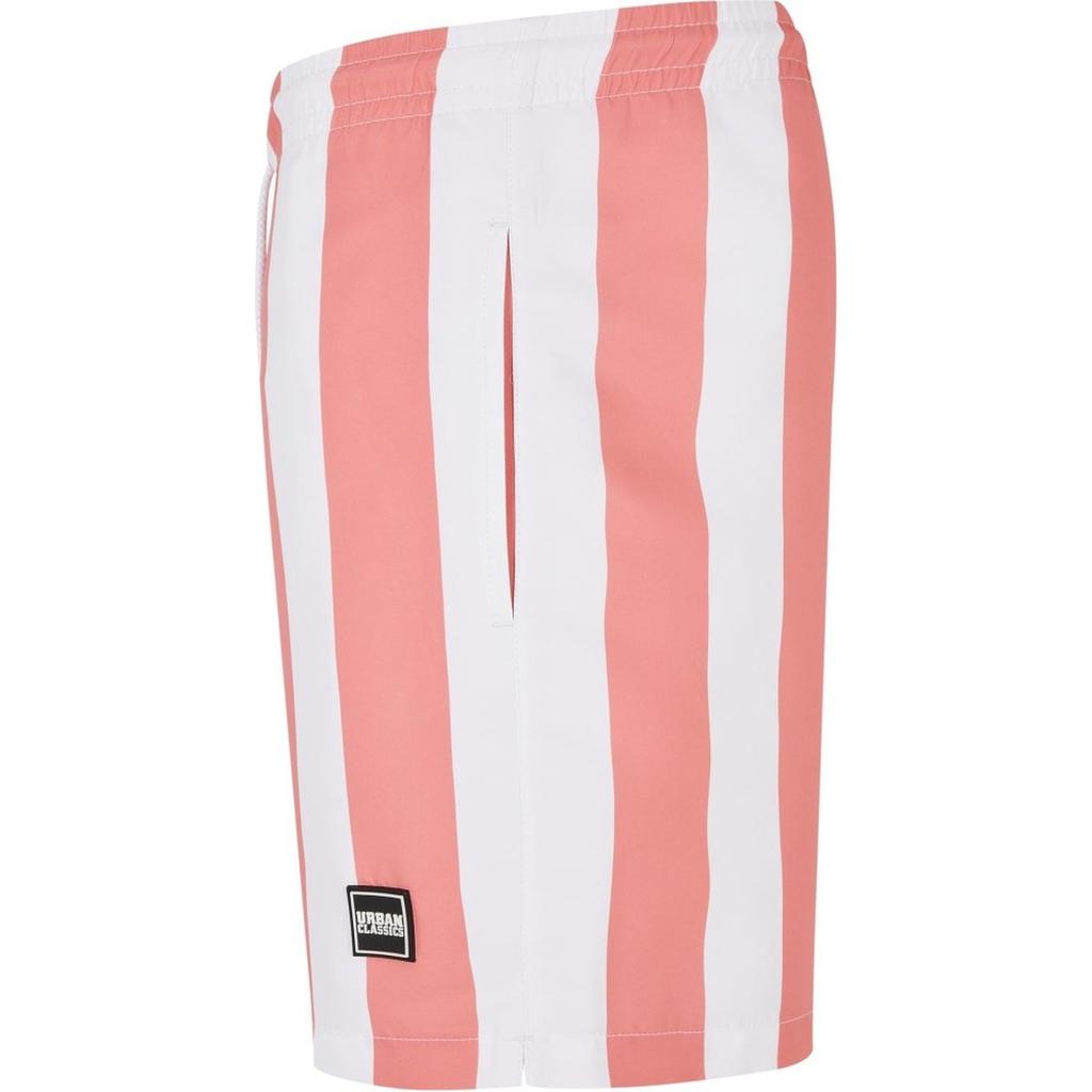 Urban Classics Mens Stripe Swim Shorts