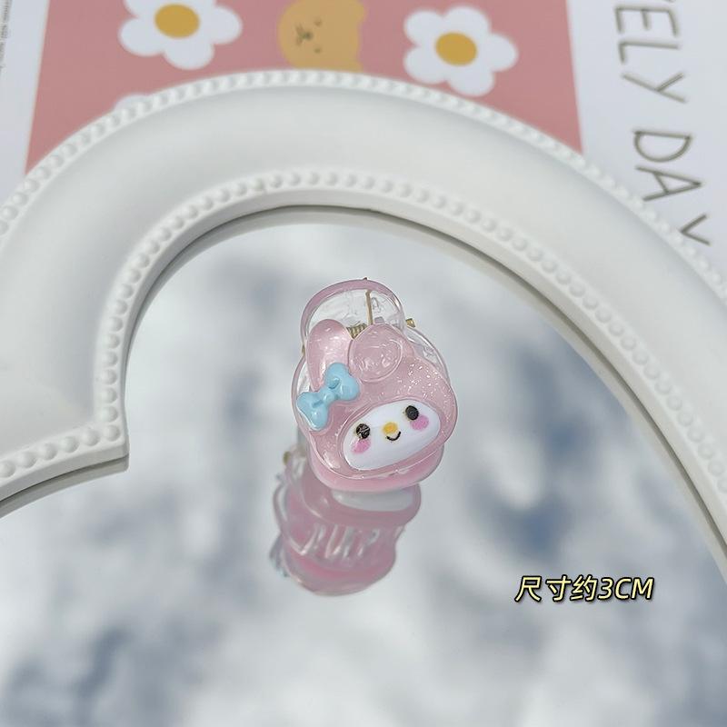 Transparent Cartoon Sanrio Shark Clip Summer Large Kulomie Grab Clip Hairpin Back Head Hair Accessories Headgear Hairpin