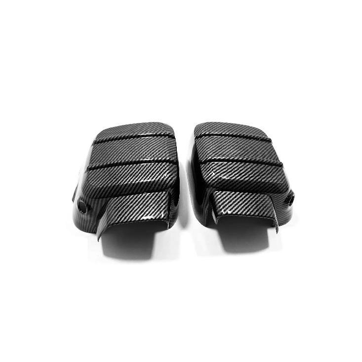 For GWM Great Wall Tank 300 ABS Carbon Fiber Rearview Mirror Cover Eyebrow Frame Trims Sticker Car Accessories