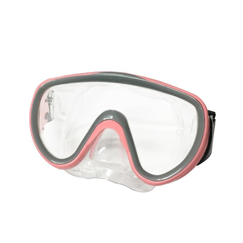 Adult Men's and Women's Universal Diving Goggles Tempered Glass Eye Protection Large Frame Mask Snorkeling Mask Swimming Glasses