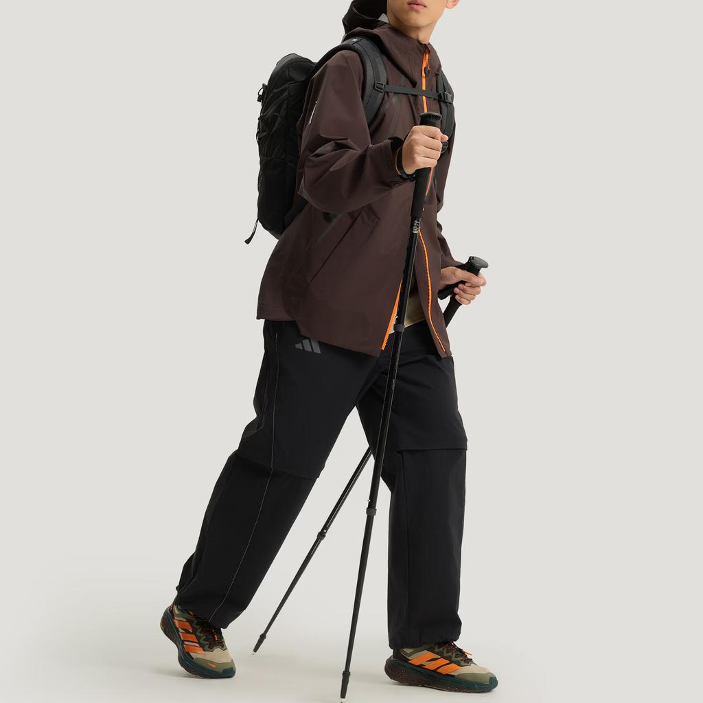 Adidas Terrex Xploric Water Repellent Pant Outdoor Removable Zipper Loose Climbing Hiking Sports Long Pants Men pants KD4398