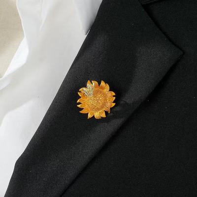 Modische Legierungsbrosche, Hochwertige Brustblume, Jacken- und Anzugbrosche