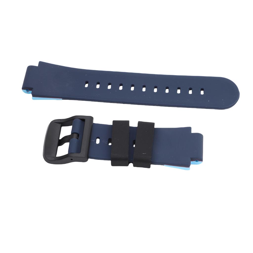 15mm Silicone Watch Band for Kids Water Proof Sport Watch Band Replacement with Stainless Steel Buckle