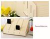 Mobile Phone Accessory Organizer: Classroom & Office Multi-Grid Storage Box with Tempered Film.