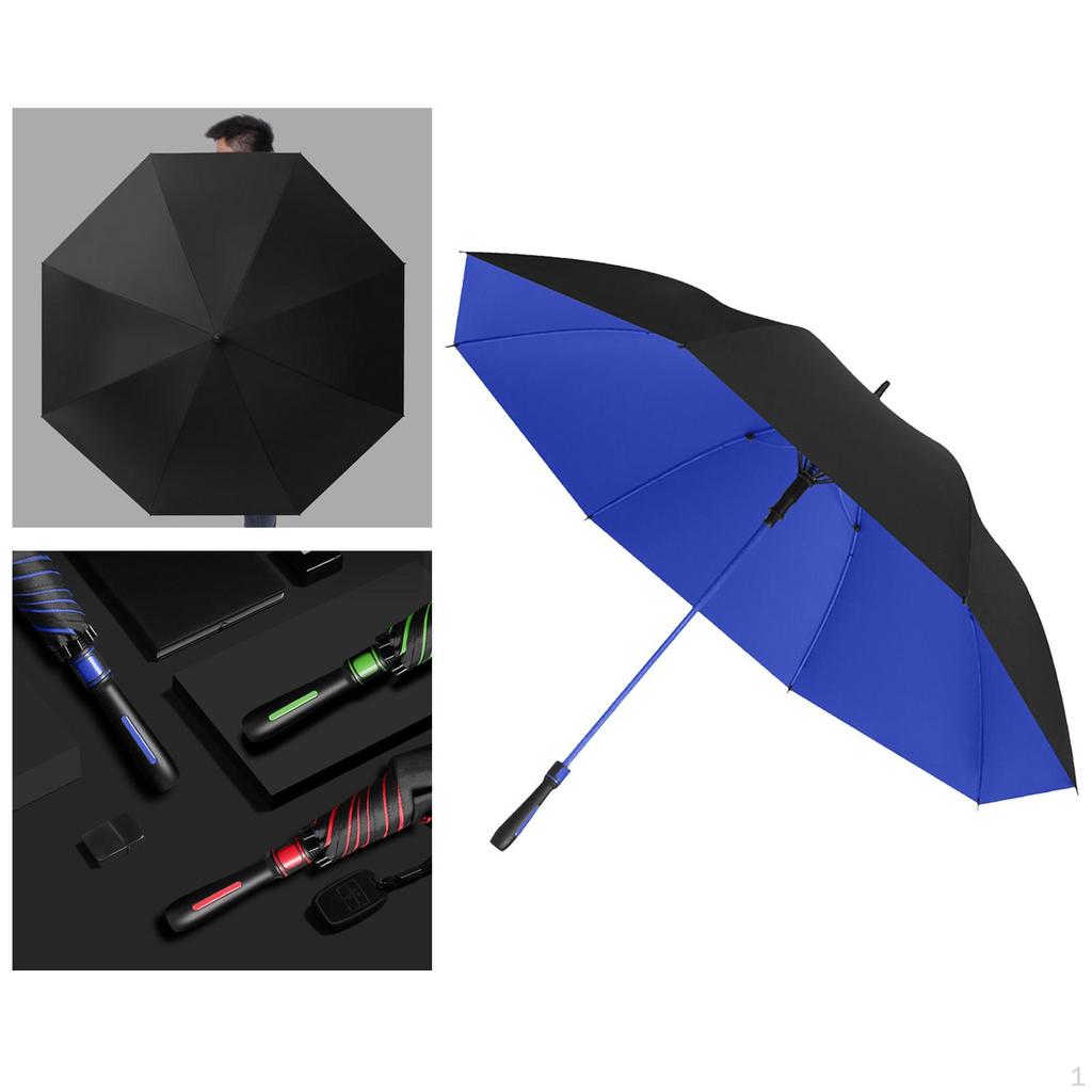 Auto Open Long Handle Umbrella Large Rain Umbrellas for Hiking Travel Women
