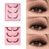 Clear Band Cat Eye False Eyelashes Natural Long 3D Faux Mink Lash  Eye Makeup Tools