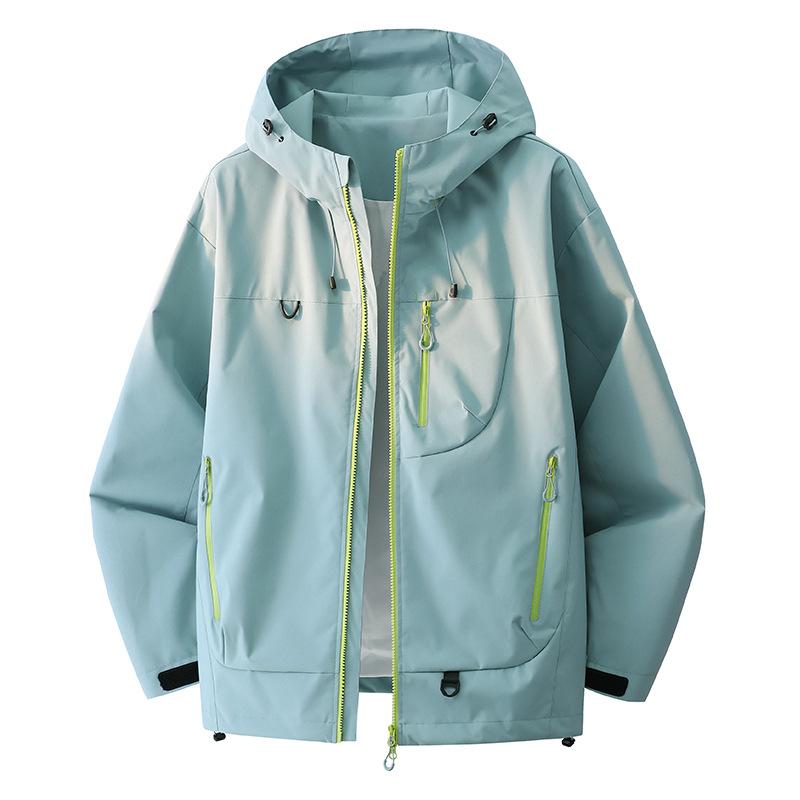 Hooded Jacket Spring and Autumn Men's and Women's Work Jacket Top