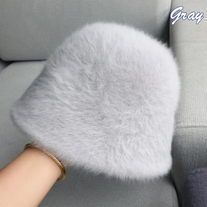 Donne Inverno a tinta unita Cappello da pescatore a maglia lana Bucket Hat  Coniglio Pelliccia calda Moda Retrò acquista in modo economico — spedizione  gratuita, recensioni reali con foto — Joom