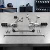 Forward Foot Controls with Floorboards | Cruiser, Black, Front