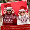 10/1PCS Adults Kids Christmas Hats Non-woven Fabric Santa Claus Xmas Hats Cap Merry Christmas New Year Festival Party Decoration