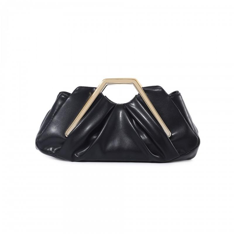 French Niche Design Metal Handle Cloud Bag Women s 2026 Retro Foreign Style Personalized Pleated Fashionable Dinner