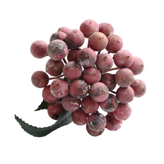 10 Inch Artificial Berry Picks Faux Blue/Red/Orange Berries Stem Farmhouse Rustic Fake Fruit Branch for Wedding Party Home Decor