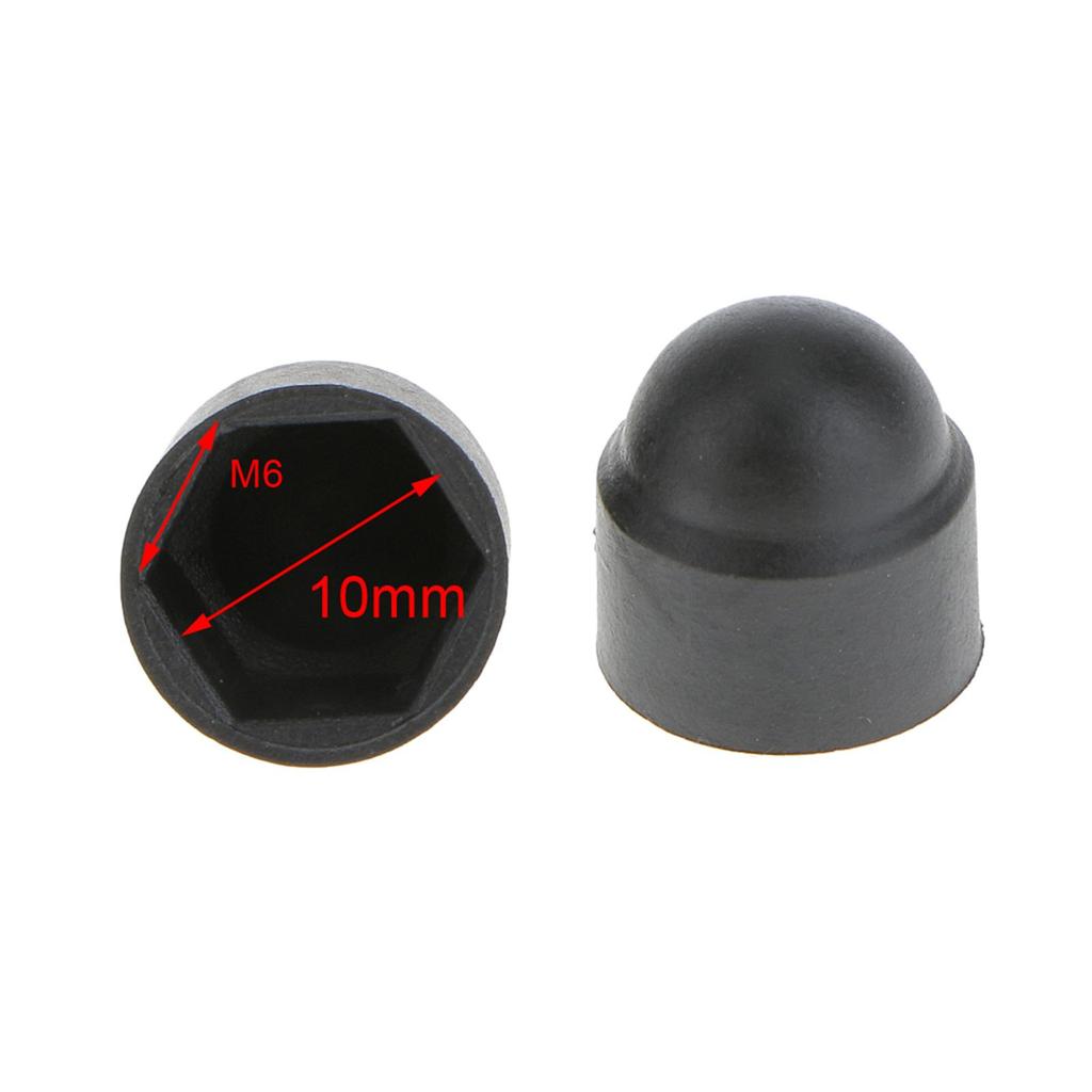 Dome Head Bolt Cap Plastic Screw Cover Caps Hex Nut Cover for Weatherproof Nut Protection in Home Projects