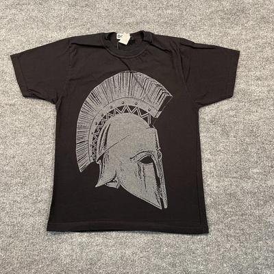 Vintage Y2K Spartanerhelm Shirt Klein 17x23 Griechischer Krieger
