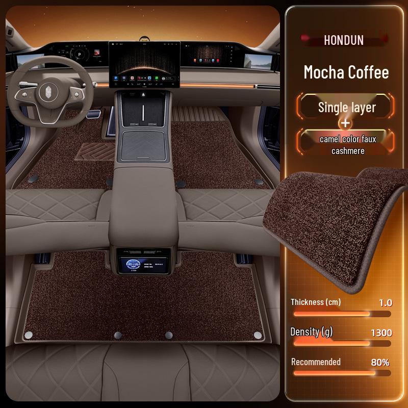 2026 Hongqi S9 TPE Floor Mats: Full Set Interior Carpet for Five Seats