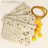 Wooden Diy Assembled Rubber Band Gun Model Table Tennis Launcher Stem Educational Toy Boy'S Creative Birthday Gift For Kids