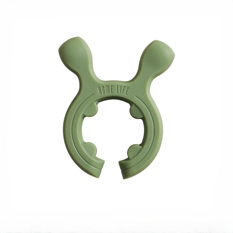 Deer Ear Pot Rack - Heat-Resistant Silicone Kitchen Utensil Holder with Non-Slip Handle, Durable and Easy to Clean, for Pots