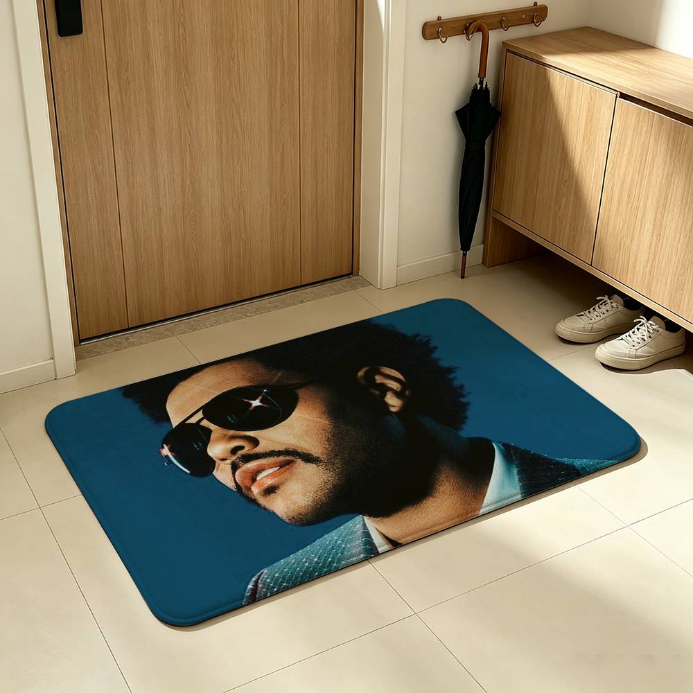 The Weeknd XO Singer Shower Room Absorbent Small Floor Mat Soft Comfortable Decorative Foot Mat