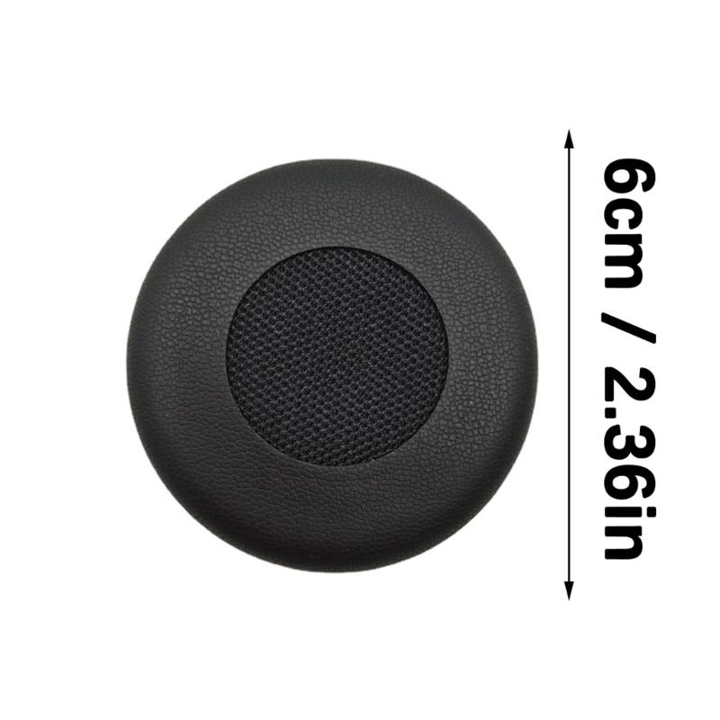 1 Pair Replacement Ear Pad Cups Earpad Memory Foam Cushions Cover for Evolve 20 20se 30 30II 40 65 65+ Accessories