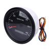 110mm 4 3 8in Tachometer 7 Color Backlight 6000RPM Gauge with Hour Meter for Truck Tractor Trailer Car RV Boat DC 9 To
