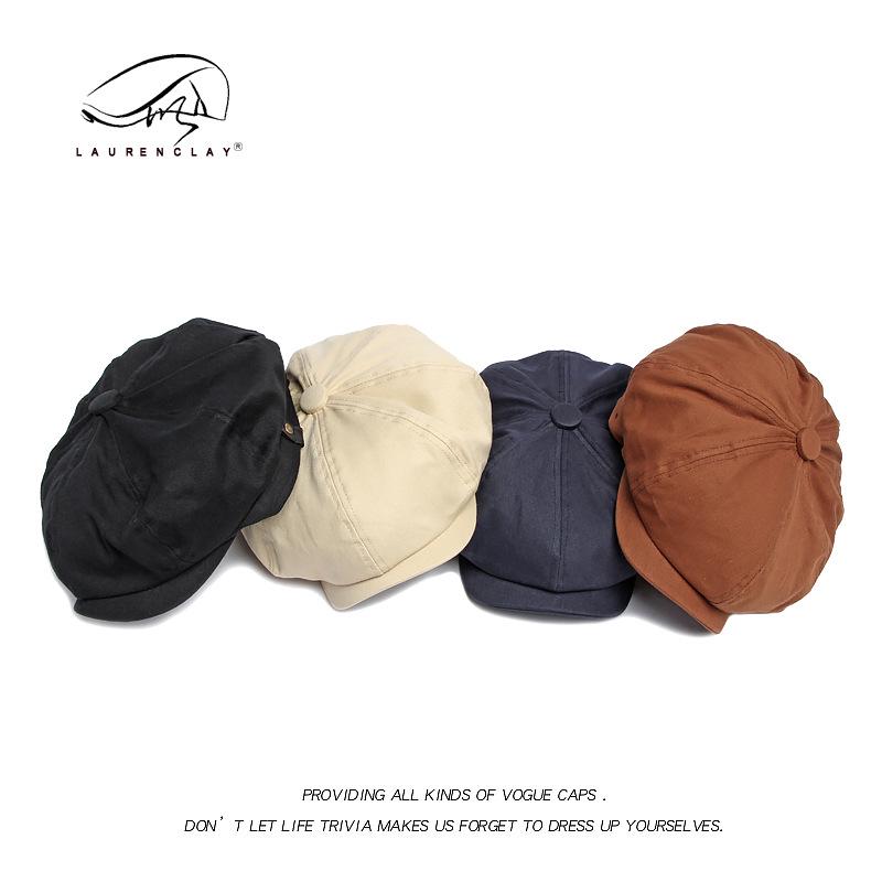 Unisex Adjustable Baseball Cap: Classic Eight-Panel British Newsboy Style