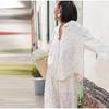Camicia Pantaloni Tuta Donna Larga Monopetto Manica Lunga Top Gamba Larga Pantaloni Donna Tuta Estiva Set