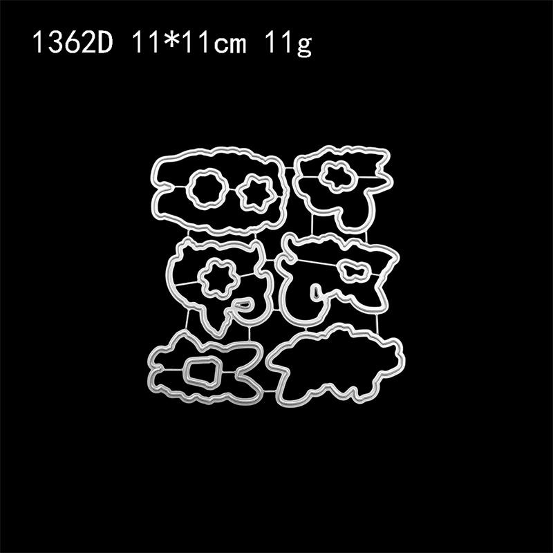 Knife Mold Cutting Dies Scrapbookin Craft Christmas Theme Seal Cutting Diy Metal Die