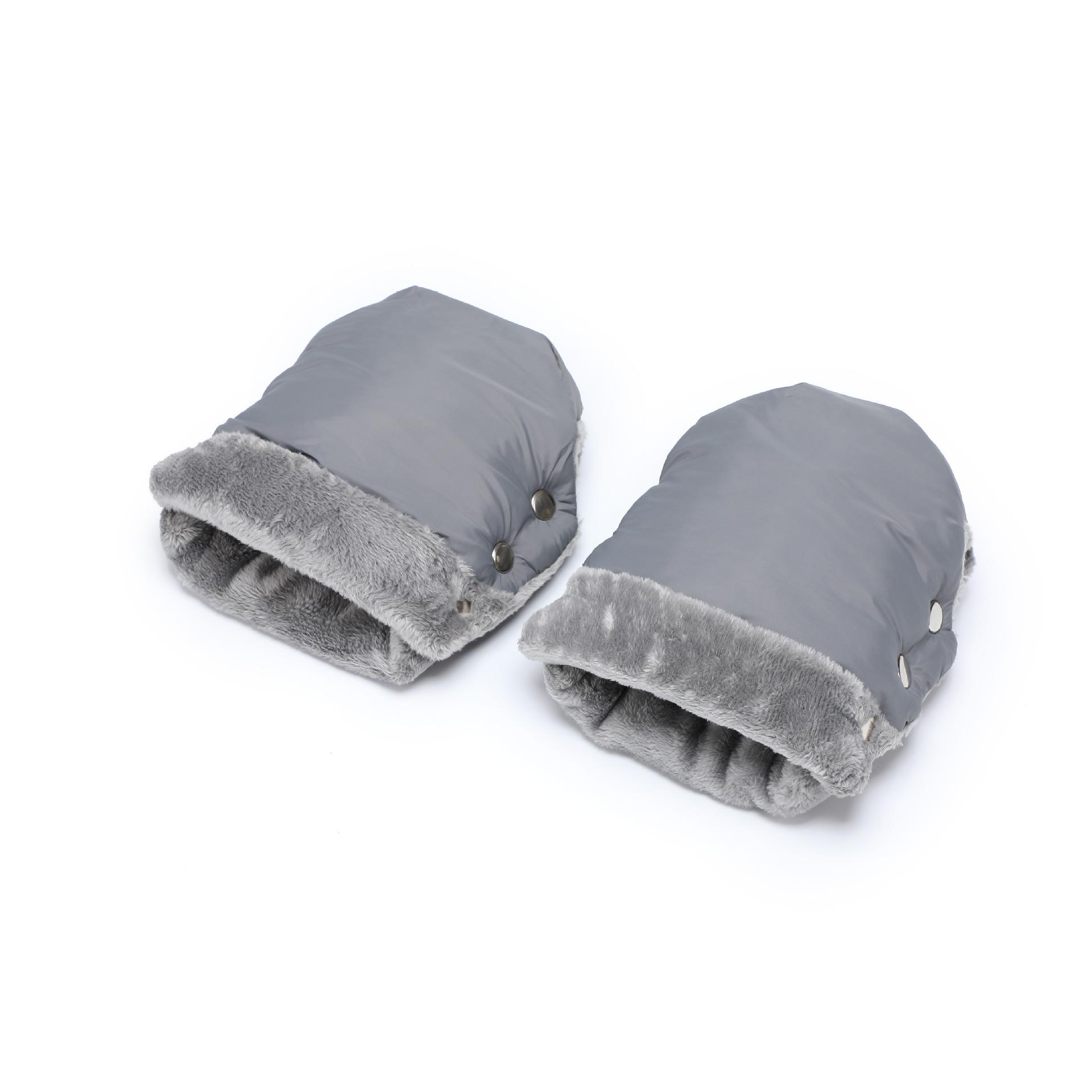 

Warm gloves, thickened warm waterproof antifreeze gloves, parents and caregivers gloves car accessories baby accessories серый