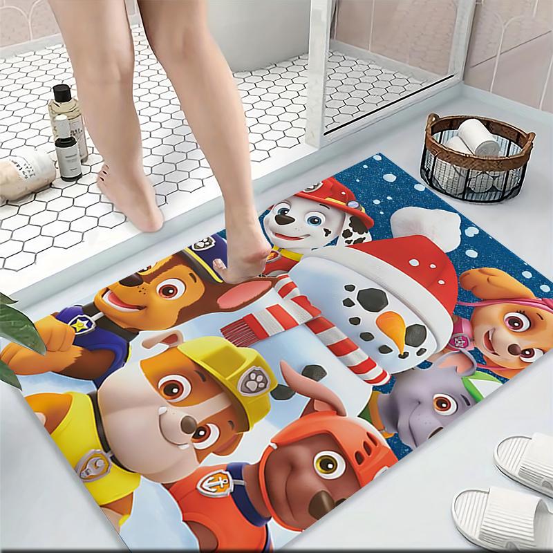 1Pc Paw Patrol Adventure Carpet Rug Soft Washable Antislip Home Living Room Sofa Mats Personalized Christmas Rug