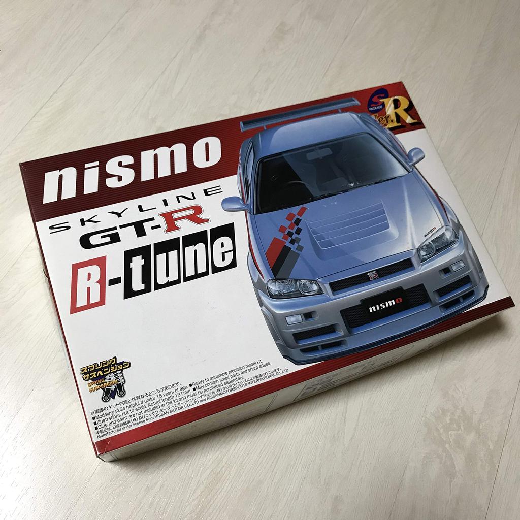 Aoshima Bunka Kyozaisha S Package Version R NISMO R34 Skyline 1/24 No.56 GT-R R-TUNE