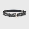 YUNSE Eyelet Leather Belt (Snake)