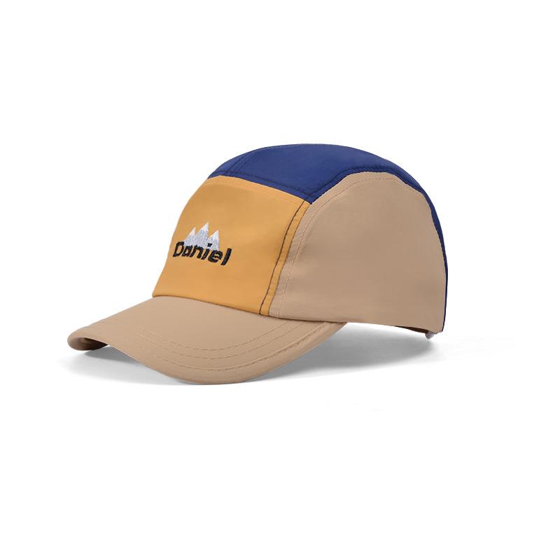 

Children s hat Quick-drying waterproof visor English embroidery cap Spring and autumn outdoor travel baseball cap
