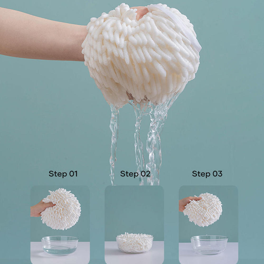 1 bucată prosop de mână agățat Accesorii pentru baie de bucătărie, moale, pluș, groasă, prietenoasă cu pielea, prosop absorbant, cu uscare rapidă, pentru mâini uscate, șterge prosoape.