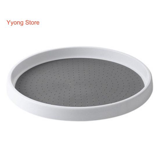 Kuchyňský úložný tác otočný neklouzavý velkokapacitní přenosný kulatý kuchyňský organizér na koření otočný talíř domácí potřeby