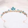 1pc Girl's Simple Sweet Princess Crown Headband Fashionable Shiny Crystal Party Photography Props Jewelry Hair Accessories Crown