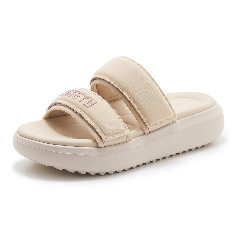 New 2025 Spring And Summer Casual Comfortable Sole Large Size Comfortable Simple Thick Sole Sandals Breathable And Versatile