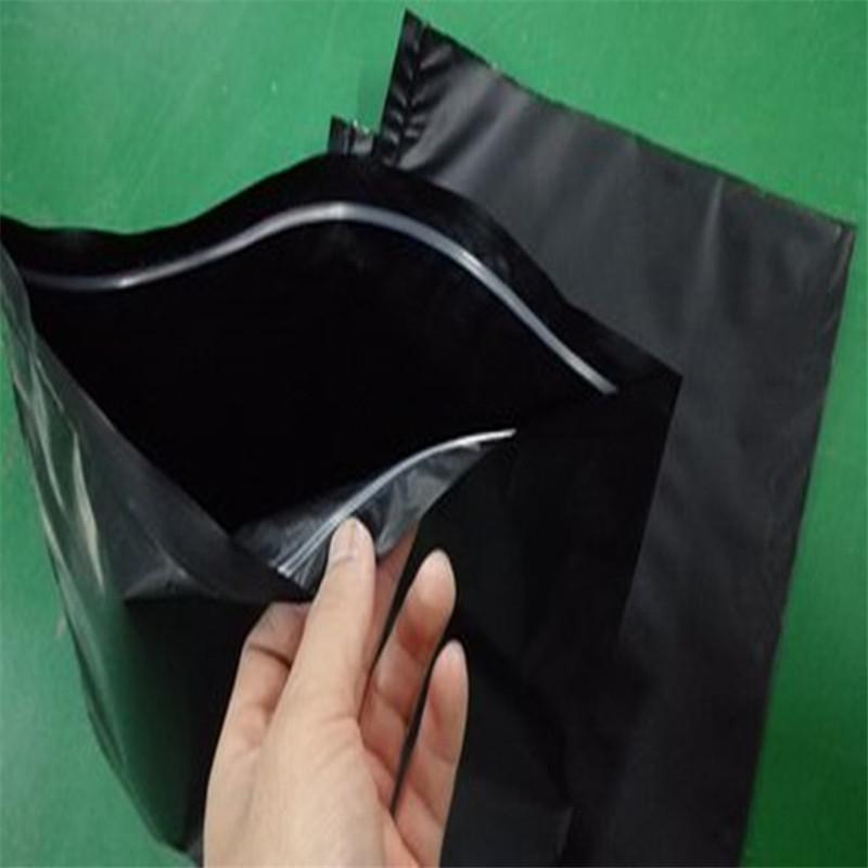 Opaque Black Self-Sealing Privacy Bag 4*5cm Black Opaque 20 Silk