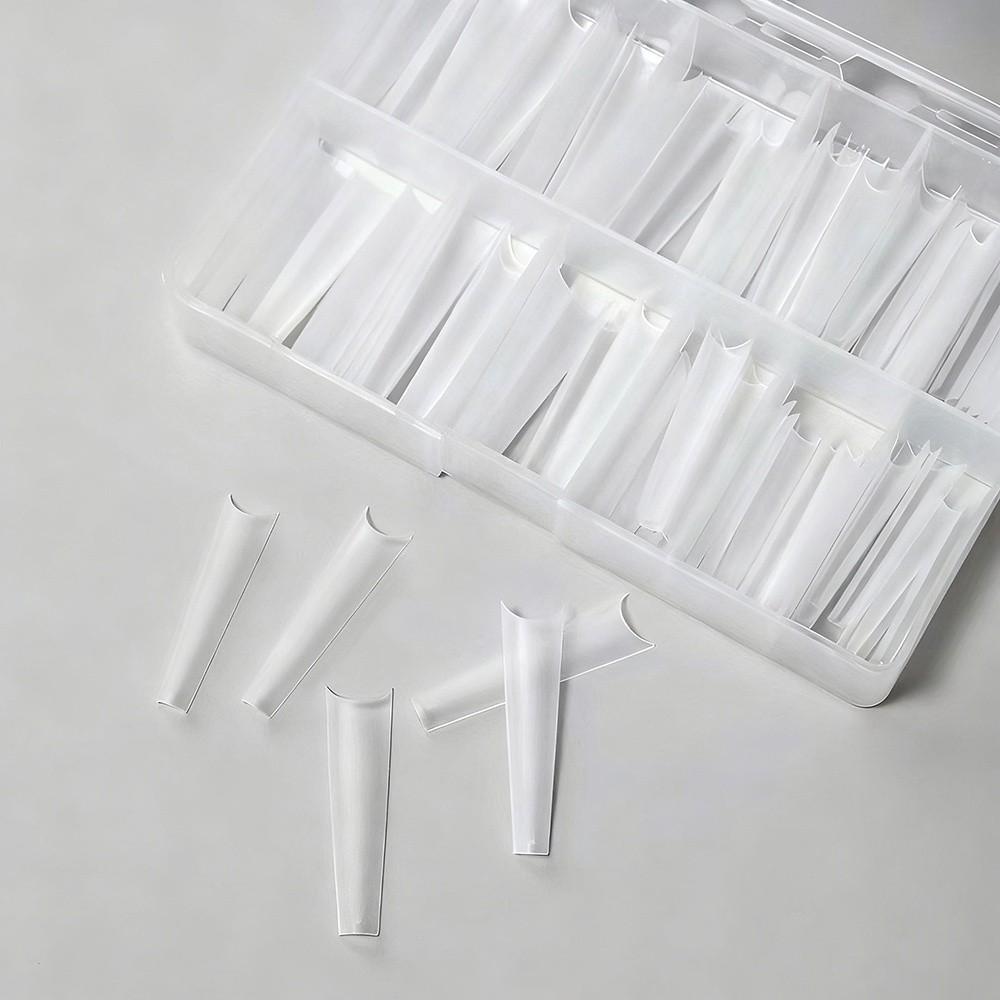 Coffin Shape Water Pipe Nail Tips Extra Long Nail Tips New False Nails DIY